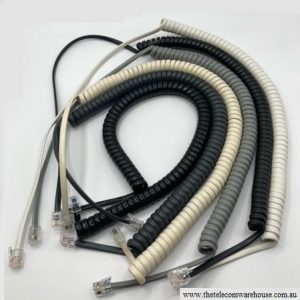 LG Curly Telephone Cord 20 Pack - Black
